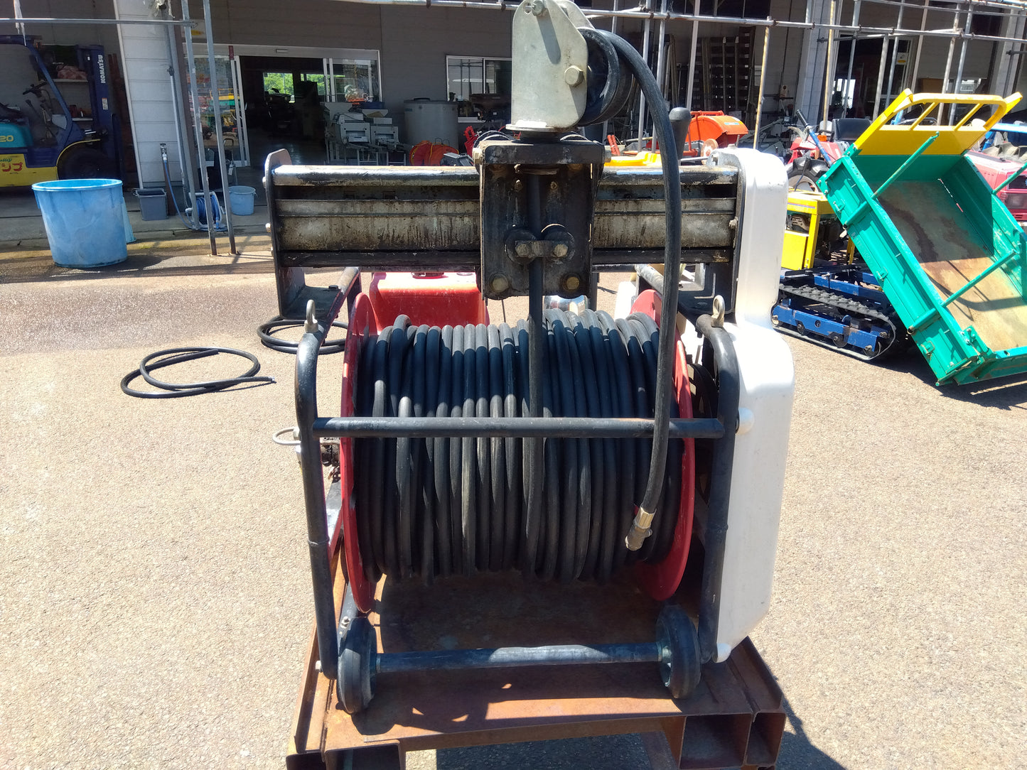 丸山製作所 中古 自動整列巻取セット動噴 MS511ENR 【山形店 10067】