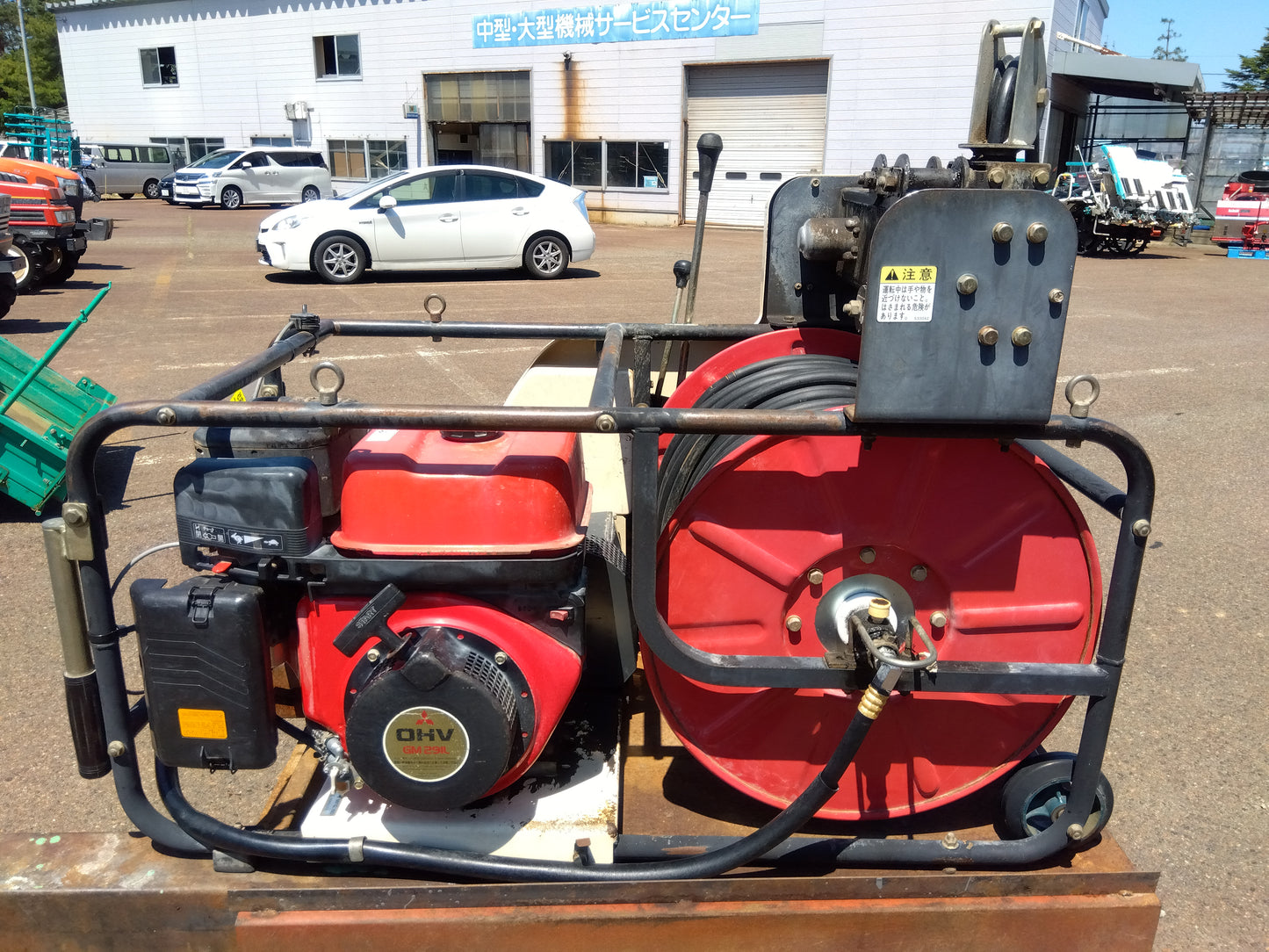 丸山製作所 中古 自動整列巻取セット動噴 MS511ENR 【山形店 10067】