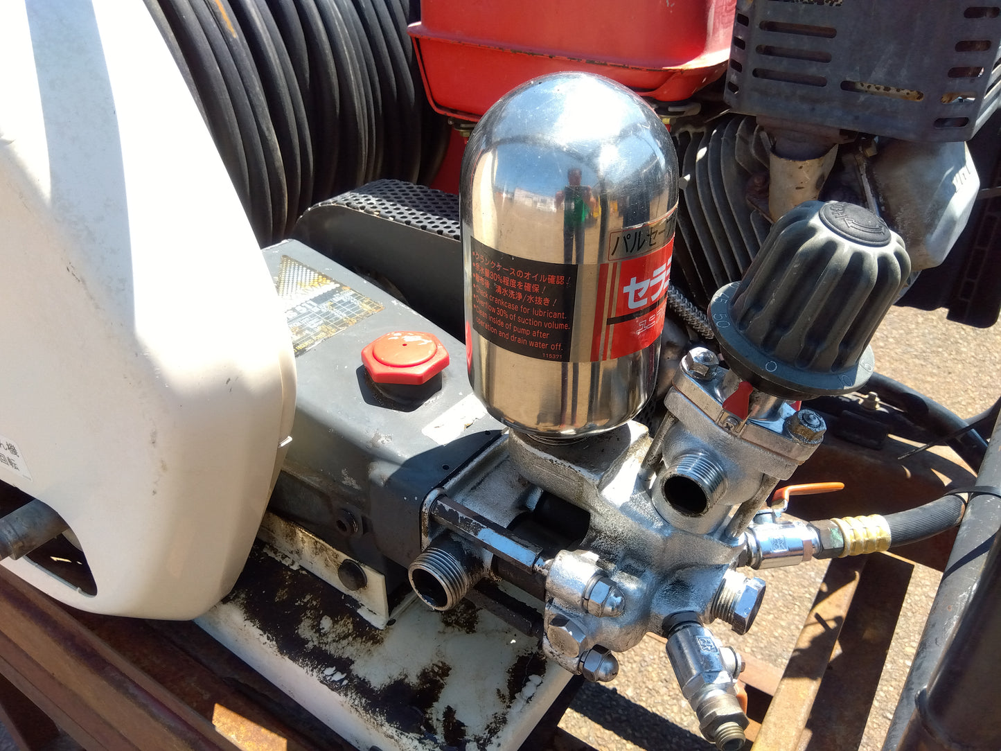 丸山製作所 中古 自動整列巻取セット動噴 MS511ENR 【山形店 10067】