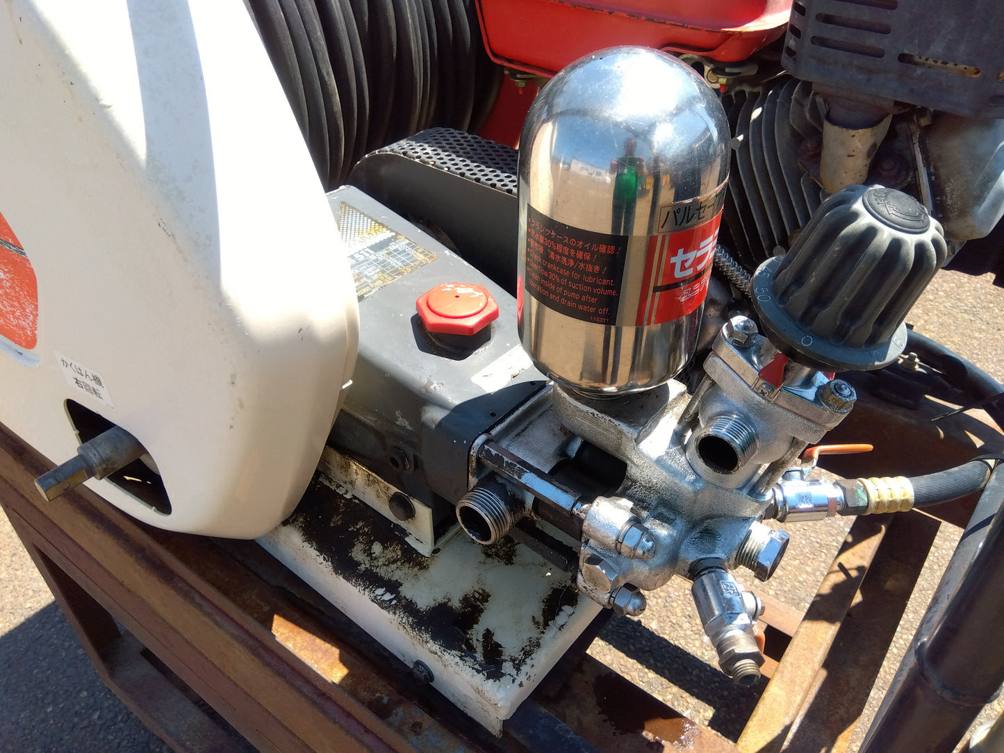 丸山製作所 中古 自動整列巻取セット動噴 MS511ENR 【山形店 10067】