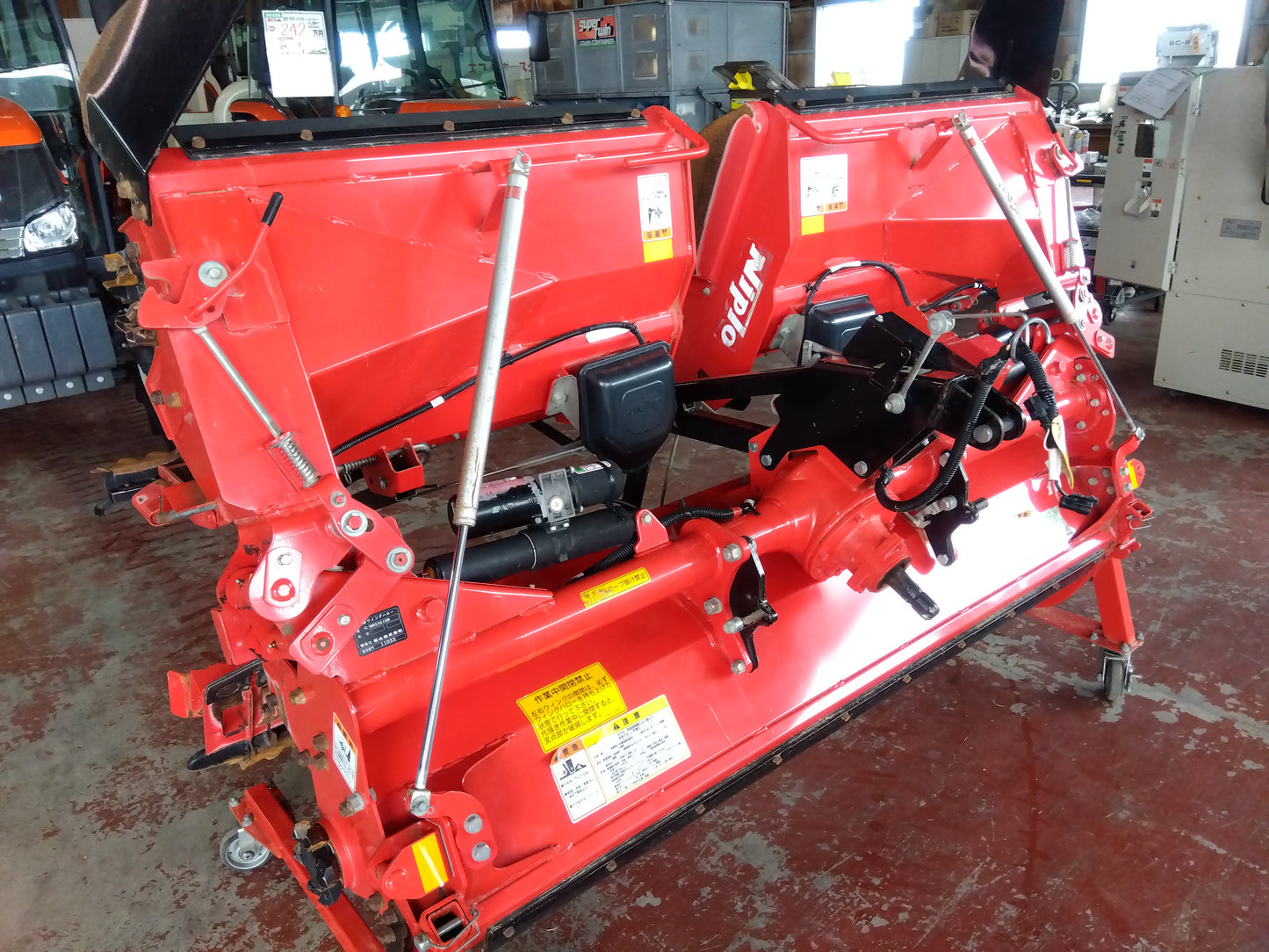 ニプロ 中古 ウイングハロー WRS3410N  クボタBヒッチ『宮城店2940』