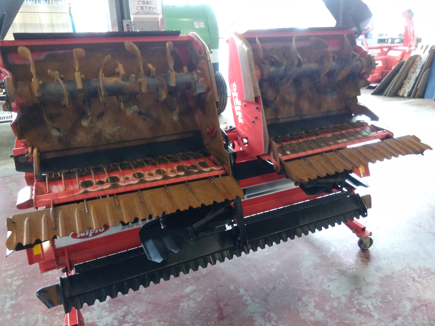 ニプロ 中古 ウイングハロー WRS3410N  クボタBヒッチ『宮城店2940』