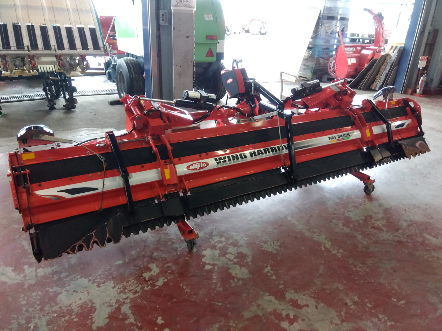 ニプロ 中古 ウイングハロー WRS3410N  クボタBヒッチ『宮城店2940』