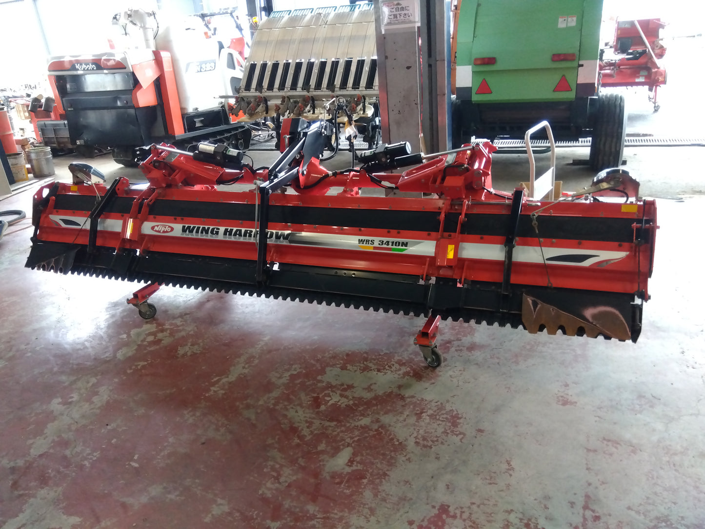 ニプロ 中古 ウイングハロー WRS3410N  クボタBヒッチ『宮城店2940』