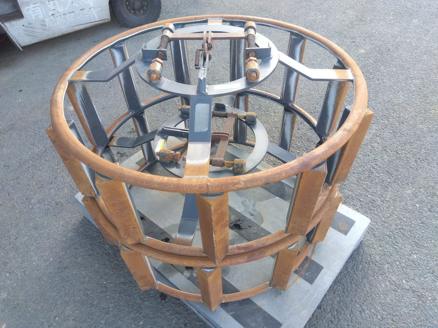 メーカー不明　中古　カゴ車輪　型式不明　【宮城店2987】