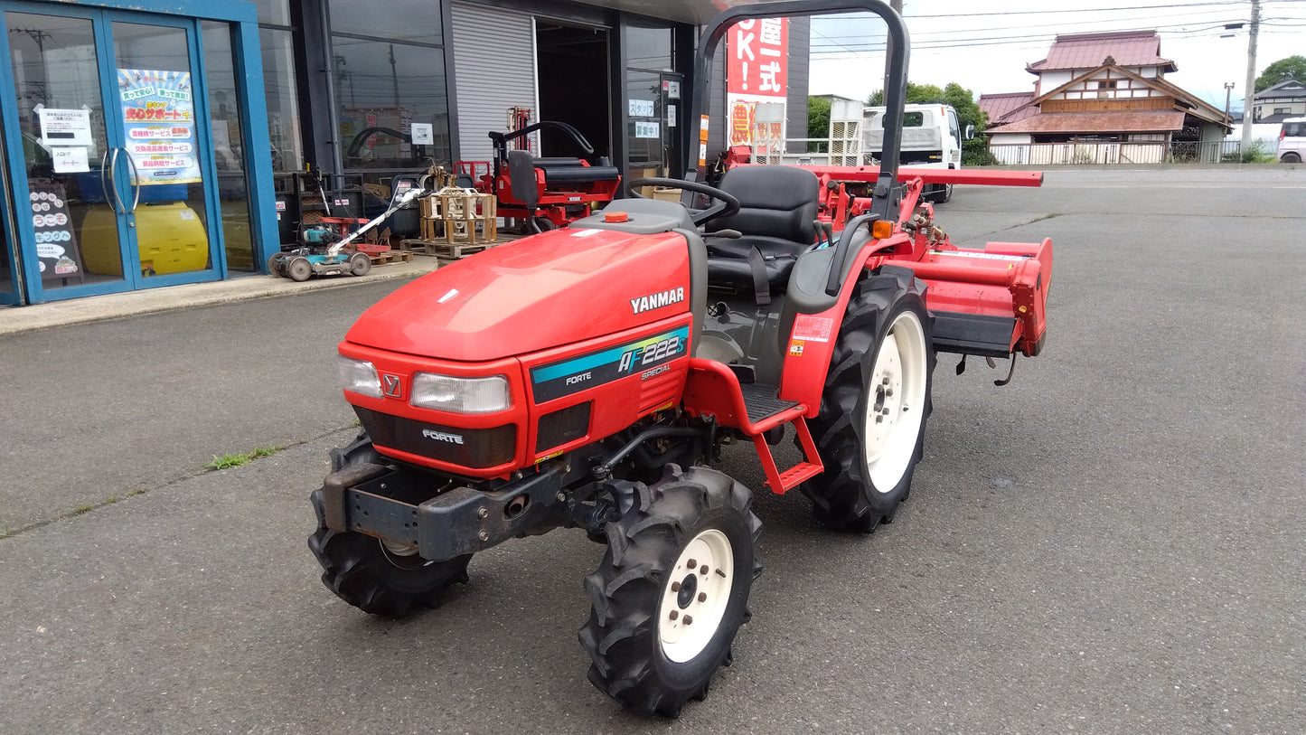 ヤンマー　中古　トラクター+ロータリー　AF222S＋R215M　「岩手店699」
