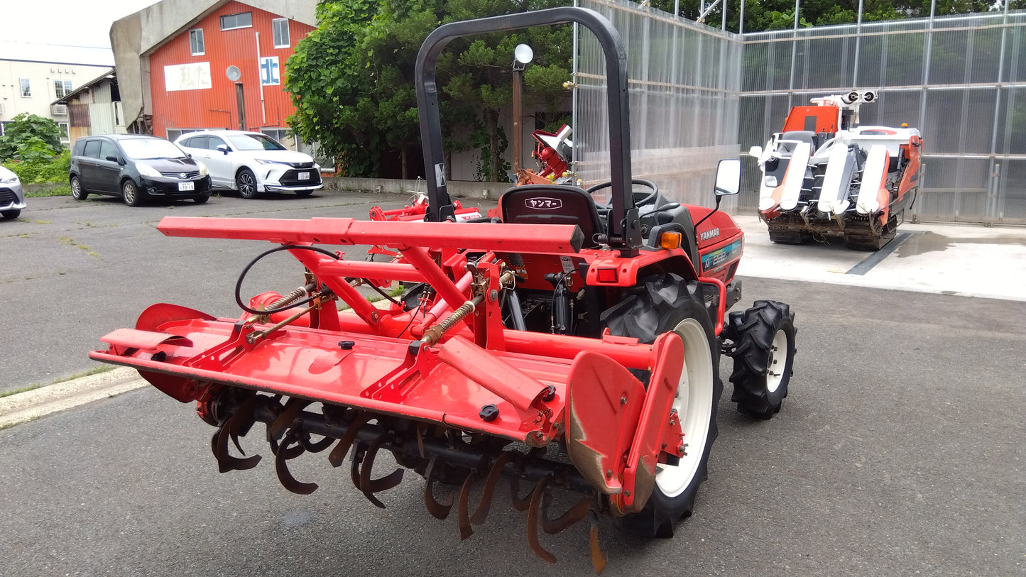 ヤンマー　中古　トラクター+ロータリー　AF222S＋R215M　「岩手店699」
