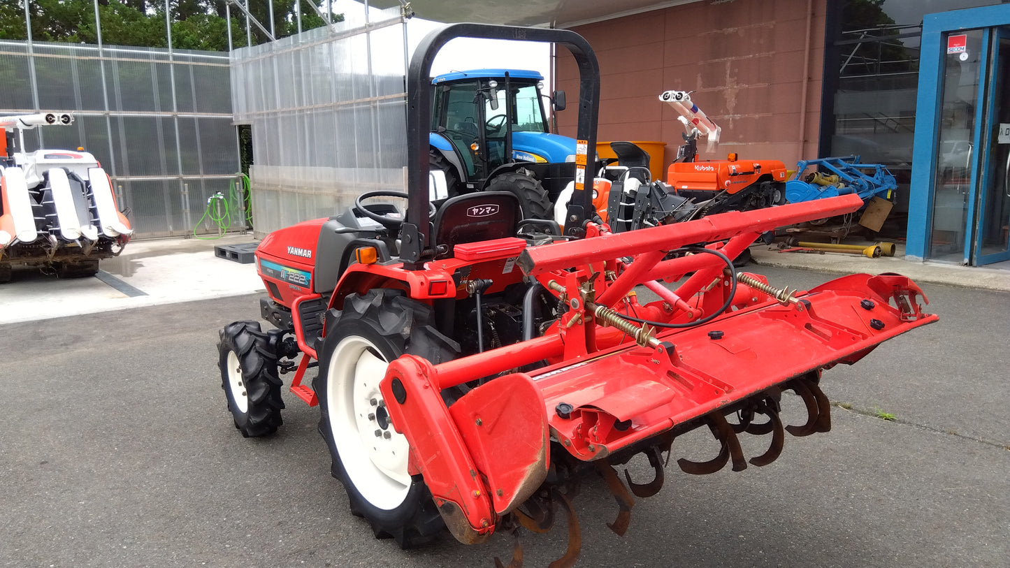 ヤンマー　中古　トラクター+ロータリー　AF222S＋R215M　「岩手店699」