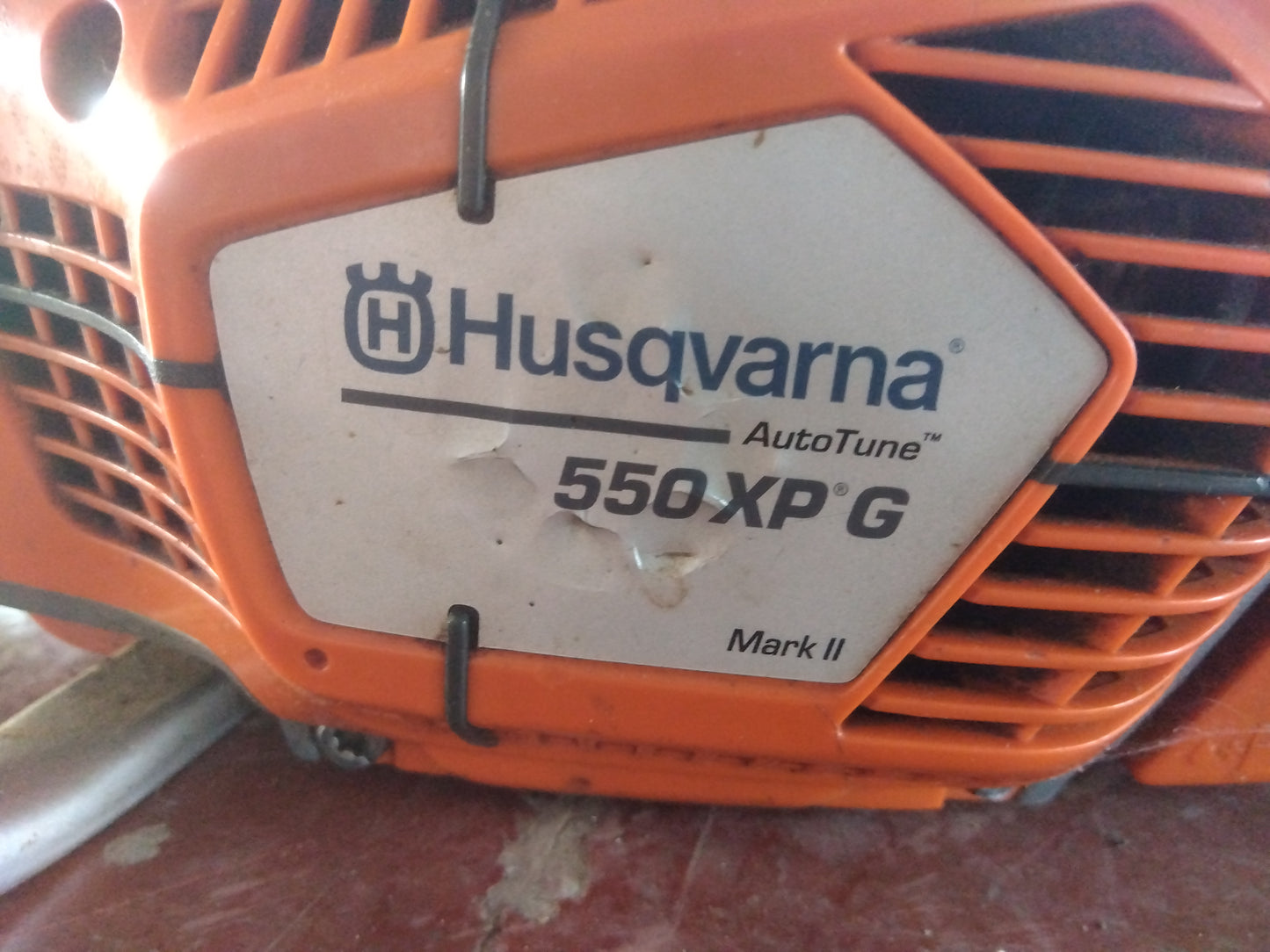 HusqVarna　中古　チェーンソー　550XPG　MarkⅡ　ジャンク品　【宮城店2875】