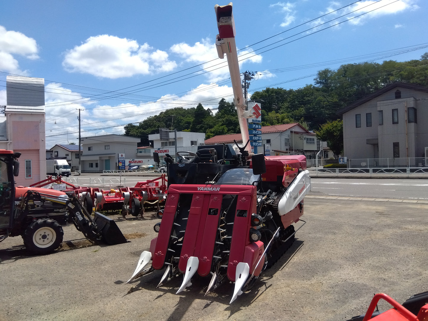 ヤンマー　中古　コンバイン　YH448