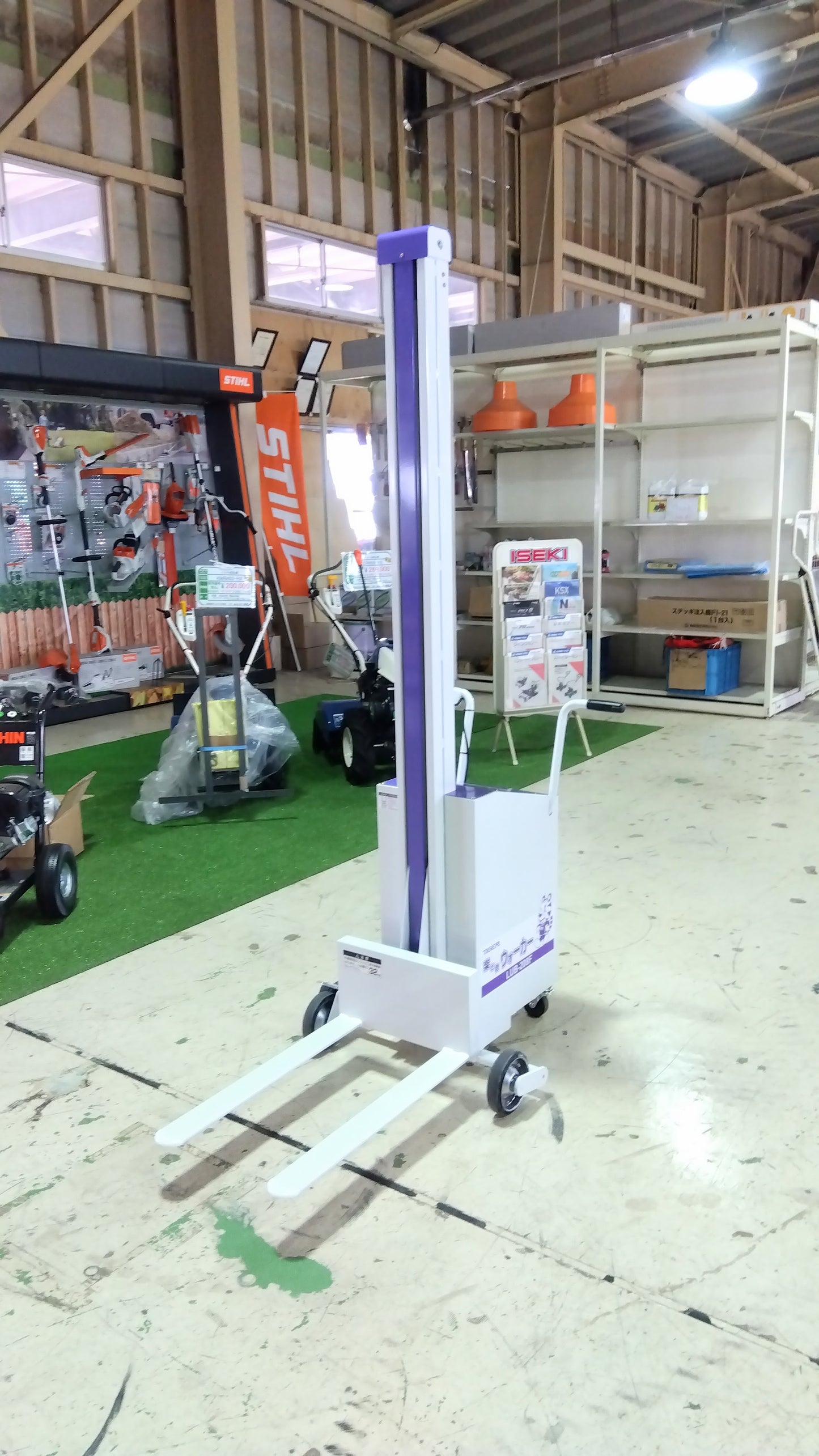 タイガーカワシマ　中古米袋リフター　楽だ君ウォーカーLUB-208F　【山形店10193】