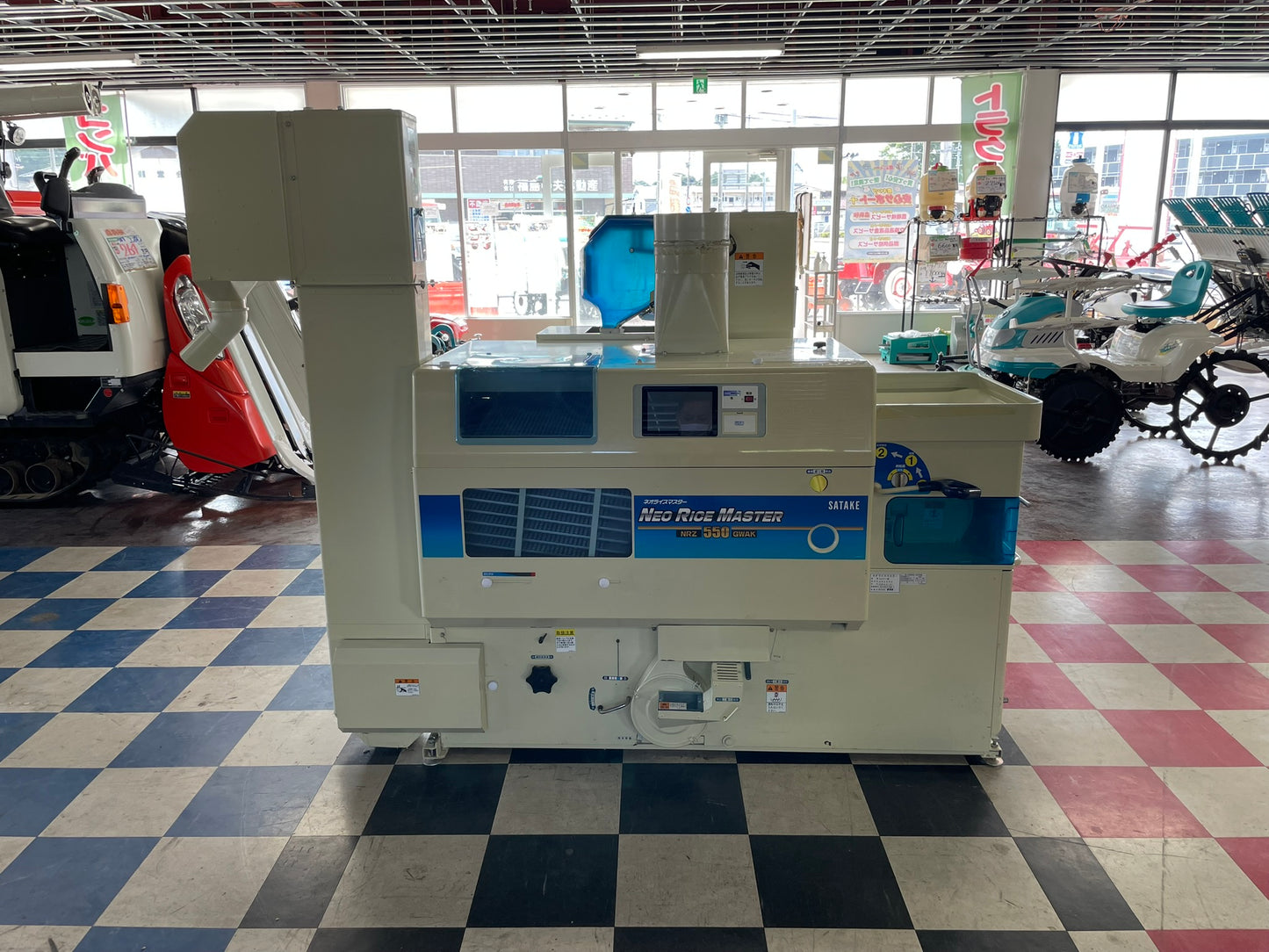 サタケ　中古　籾摺機　5インチ　493時間　NRZ550 GWAK(2)