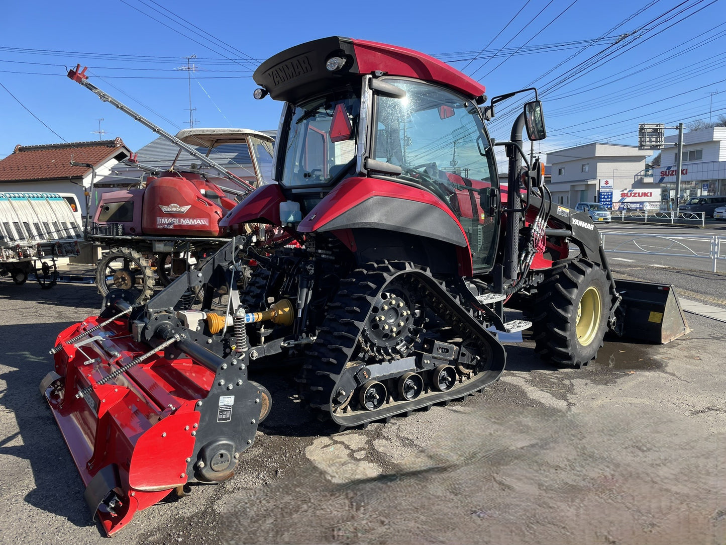 ヤンマー　中古　トラクター　72馬力　デルタ　フロントローダー　327時間　YT472A　