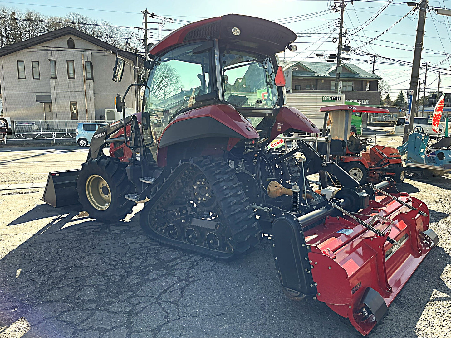 ヤンマー　中古　トラクター　72馬力　デルタ　フロントローダー　327時間　YT472A　