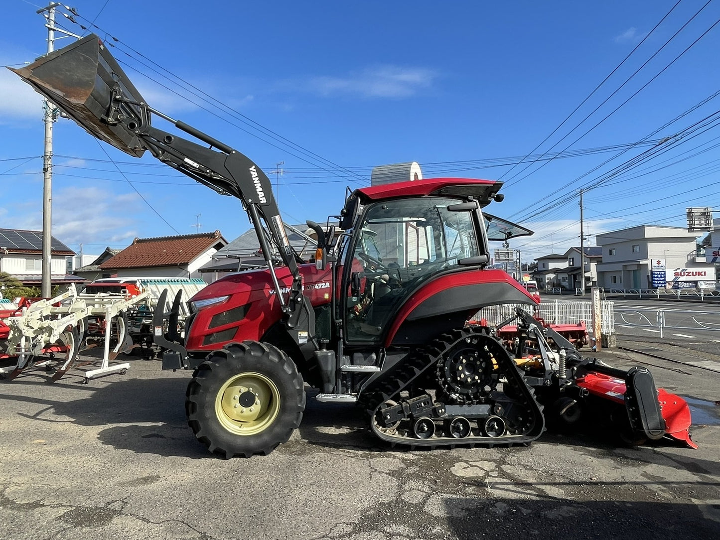 ヤンマー　中古　トラクター　72馬力　デルタ　フロントローダー　327時間　YT472A　