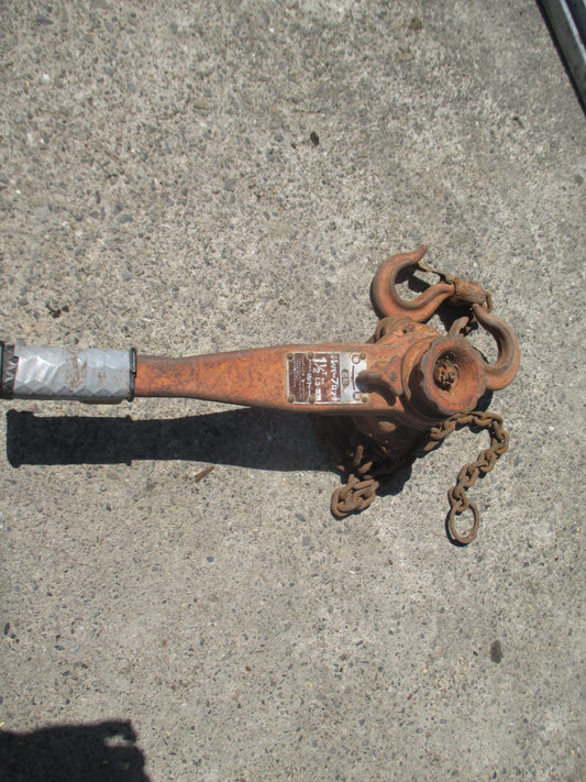 不明　中古　レバーブロック　1.5トン