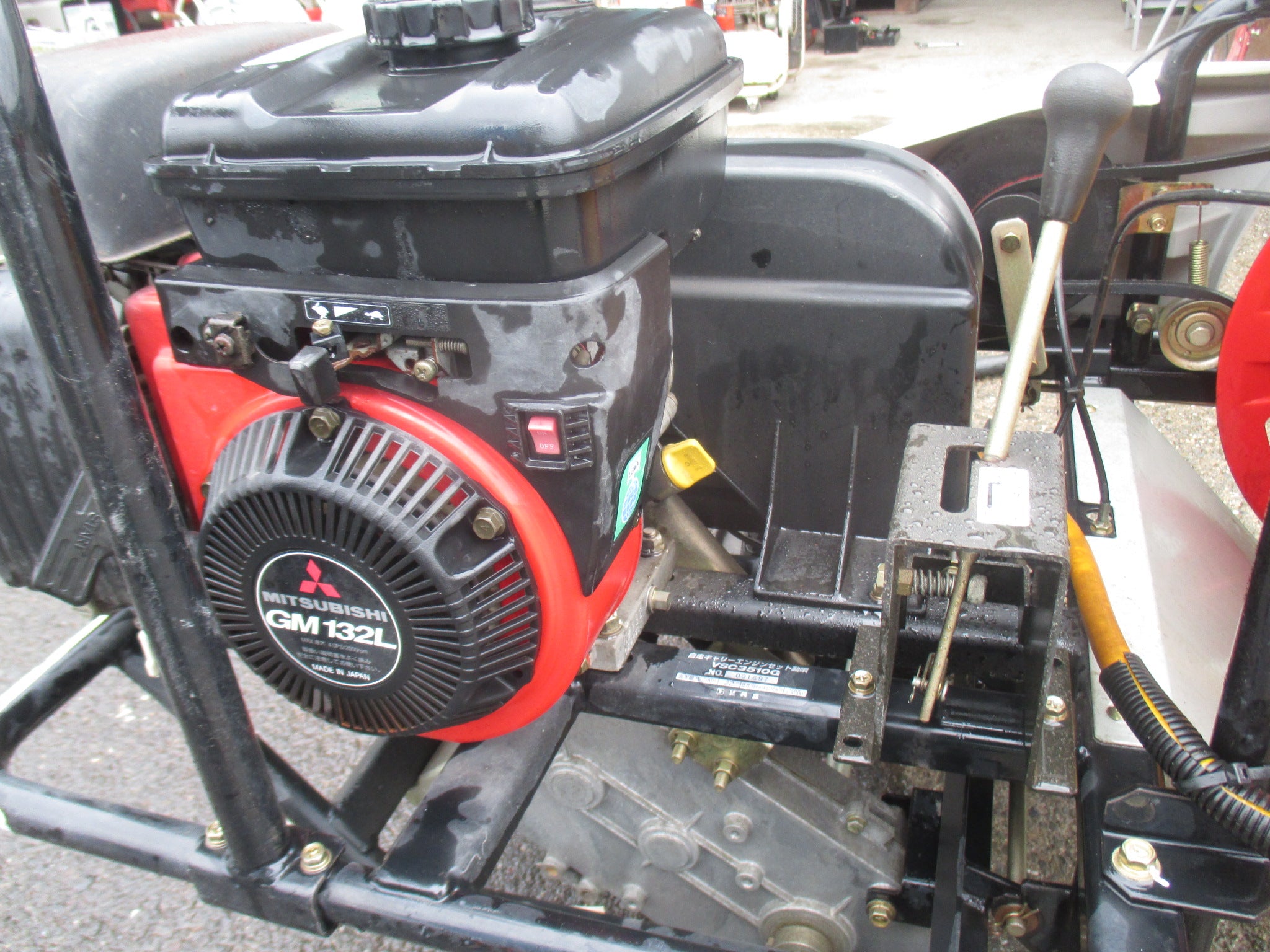 ３５８．茨城 VSC3510G 自走式 キャリー エンジンカット動噴 - 農業