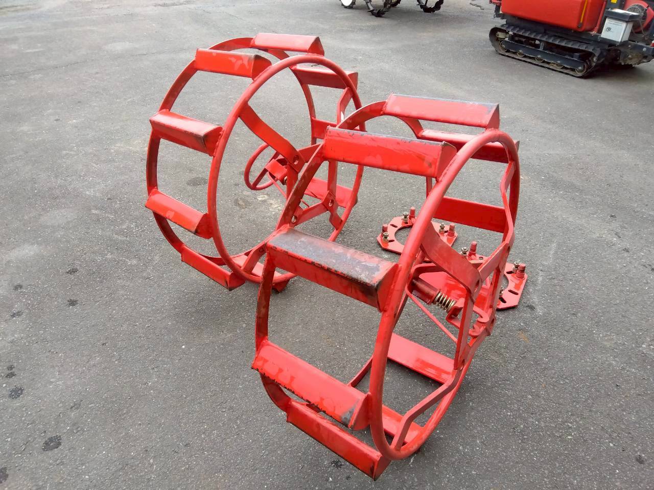 不明　中古　カゴ車輪　11-24Ⅰ型