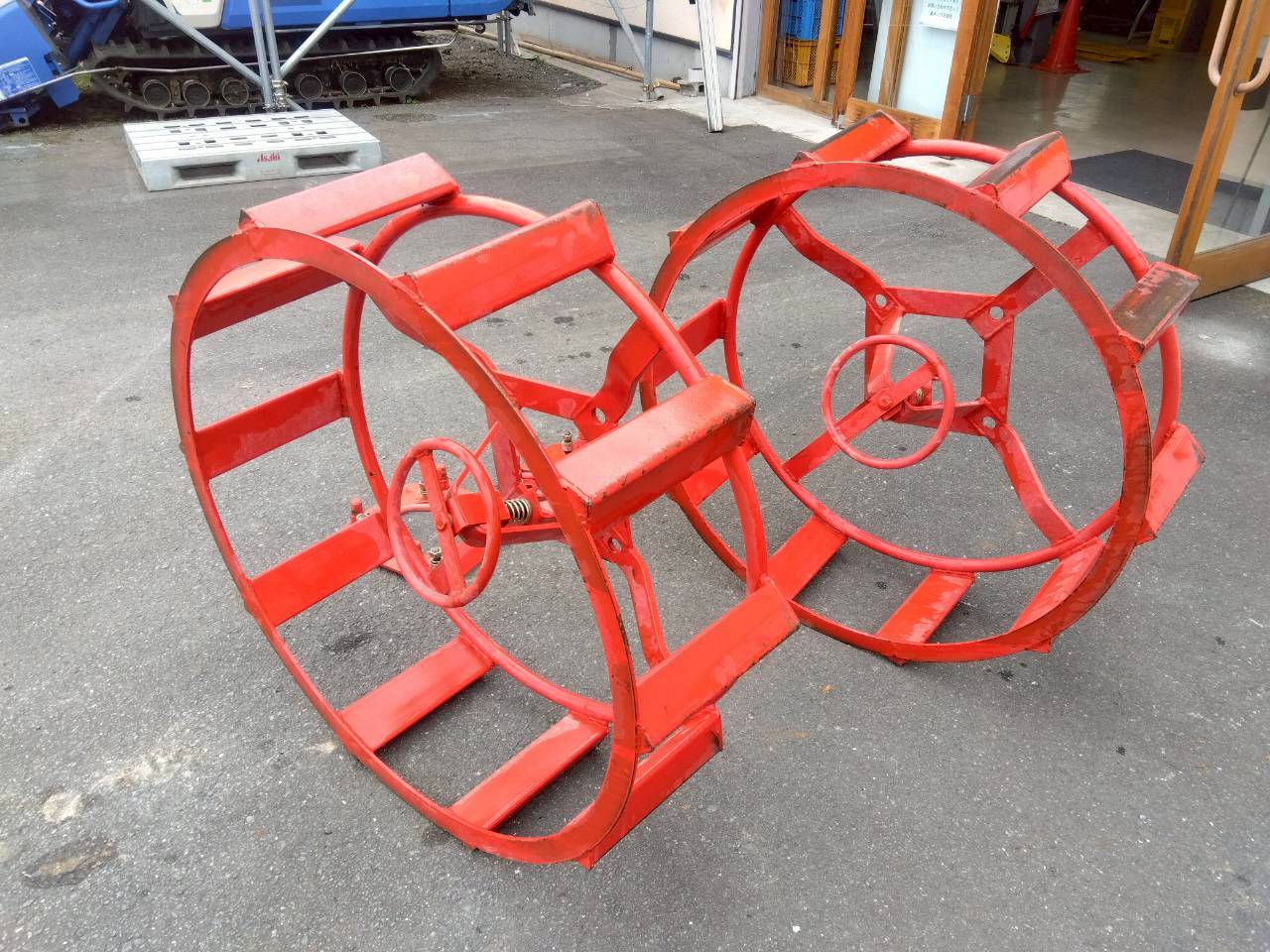 不明　中古　カゴ車輪　11-24Ⅰ型