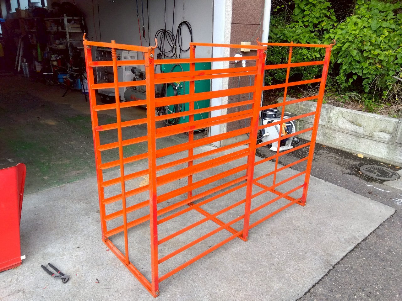 不明　中古　苗コンテナ　赤　50枚