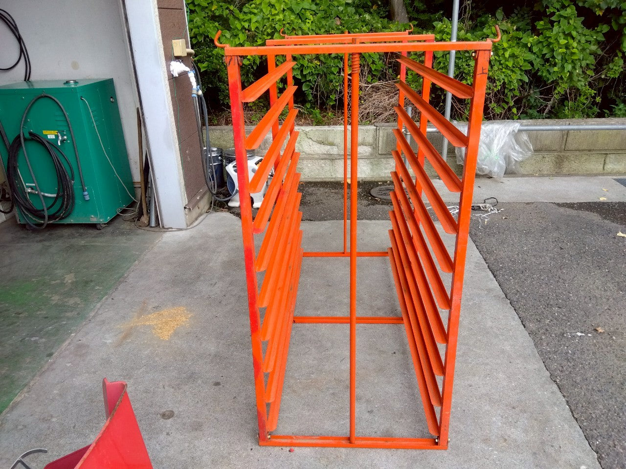 不明　中古　苗コンテナ　赤　50枚