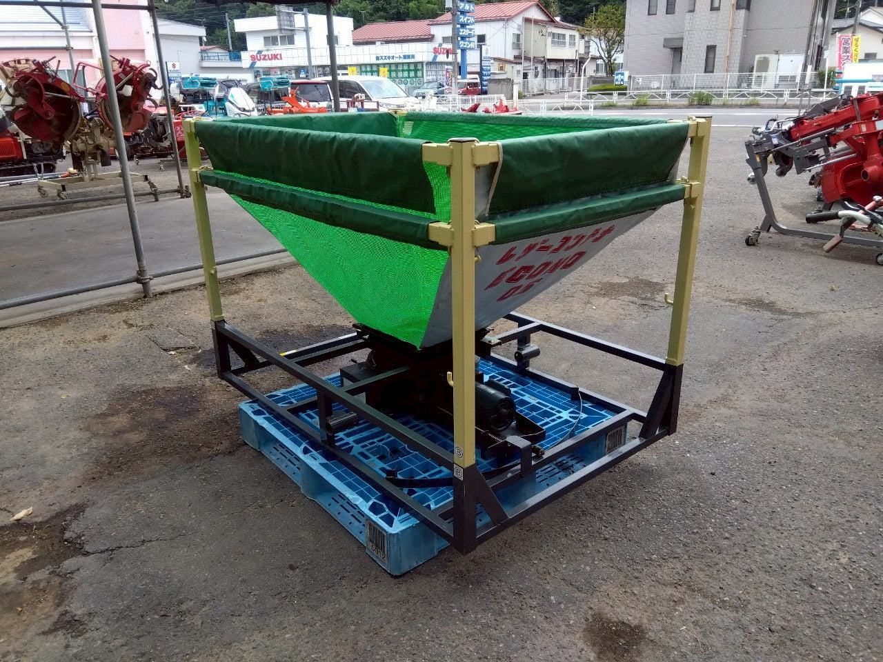 【SOLD OUT】【引取専用】タイショー レザーコンテナ MA-05T バネコン4m 100V 穀物搬送機 軽トラ 運搬車【簡易清掃】【農機具でっく】【広島】【その他農機具】 SOLD OUT】【引取専用】タイショー レザーコンテナ MA-05T バネコン4m