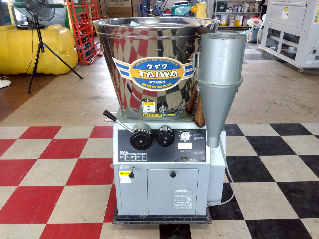タイワ　中古　精米機　F-2MK　100V