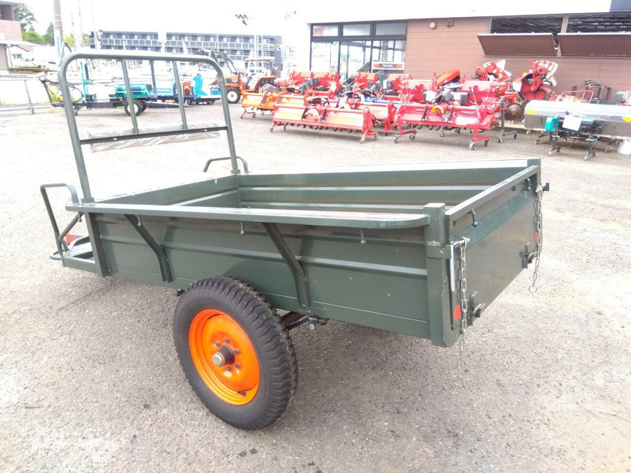 サンワ　中古　トレーラー　耕耘機用