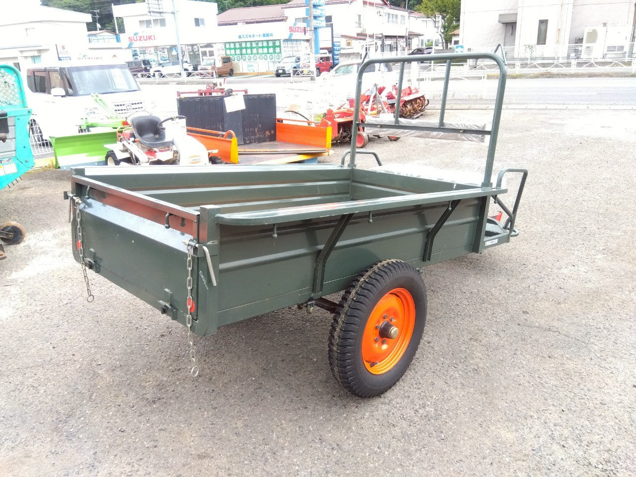 サンワ　中古　トレーラー　耕耘機用