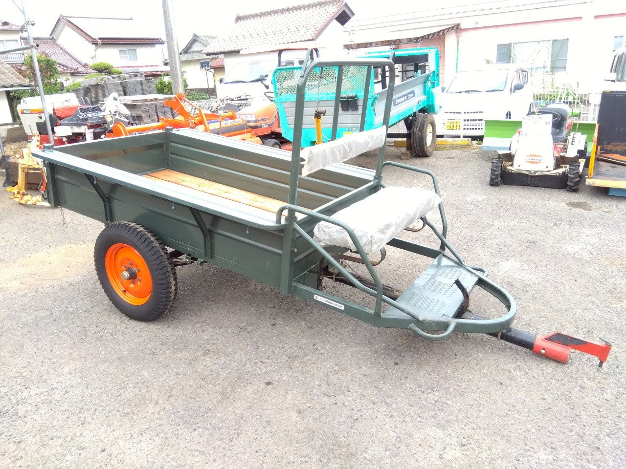 サンワ　中古　トレーラー　耕耘機用