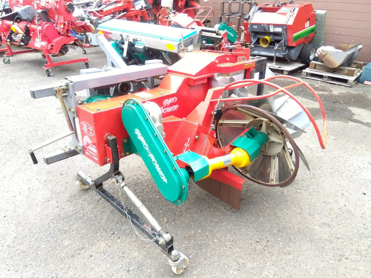 冨士トレーラー　中古　畦塗機　D135