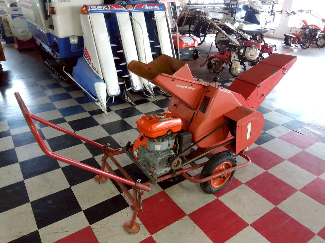 山本製作所CL180　稲ワラカッター 山本製作所 農用裁断機 CL-18D ワラ切カッター さい断機 稲わら 藁 稲