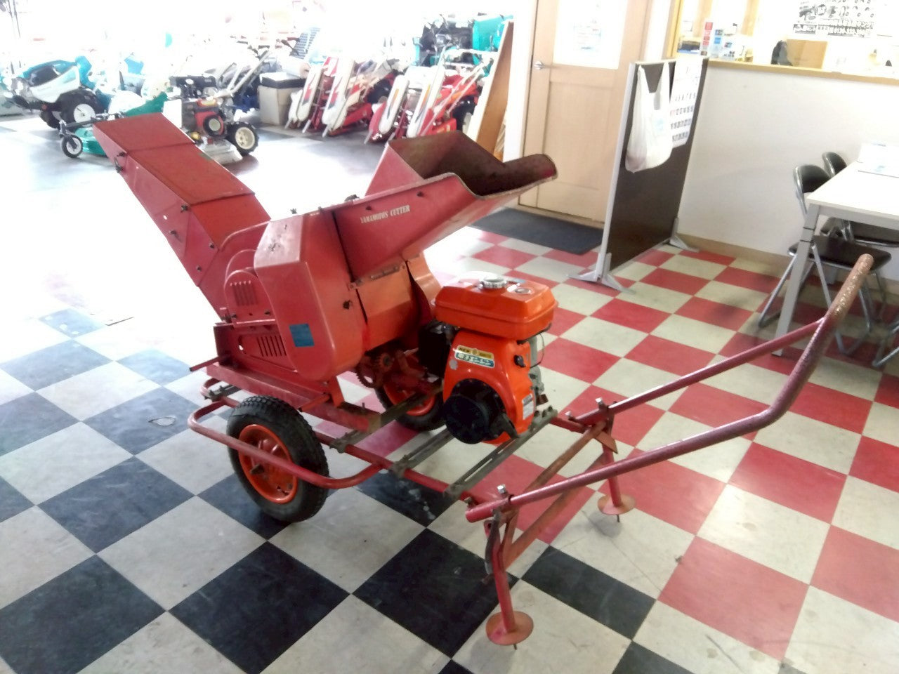 農用さい断機 CL-18DR 藁カッター 山本製作所 粉砕機 飼料粉砕 ワラ