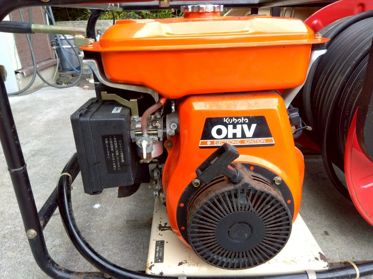 丸山　自動巻取セット動噴 丸山 中古 セット動噴 MS510ENR2K 自動巻取り – 農キング
