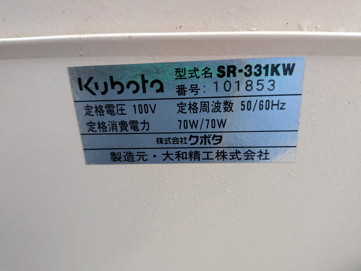 クボタ　中古　播種機　SR-331KW　【宮城店3252】