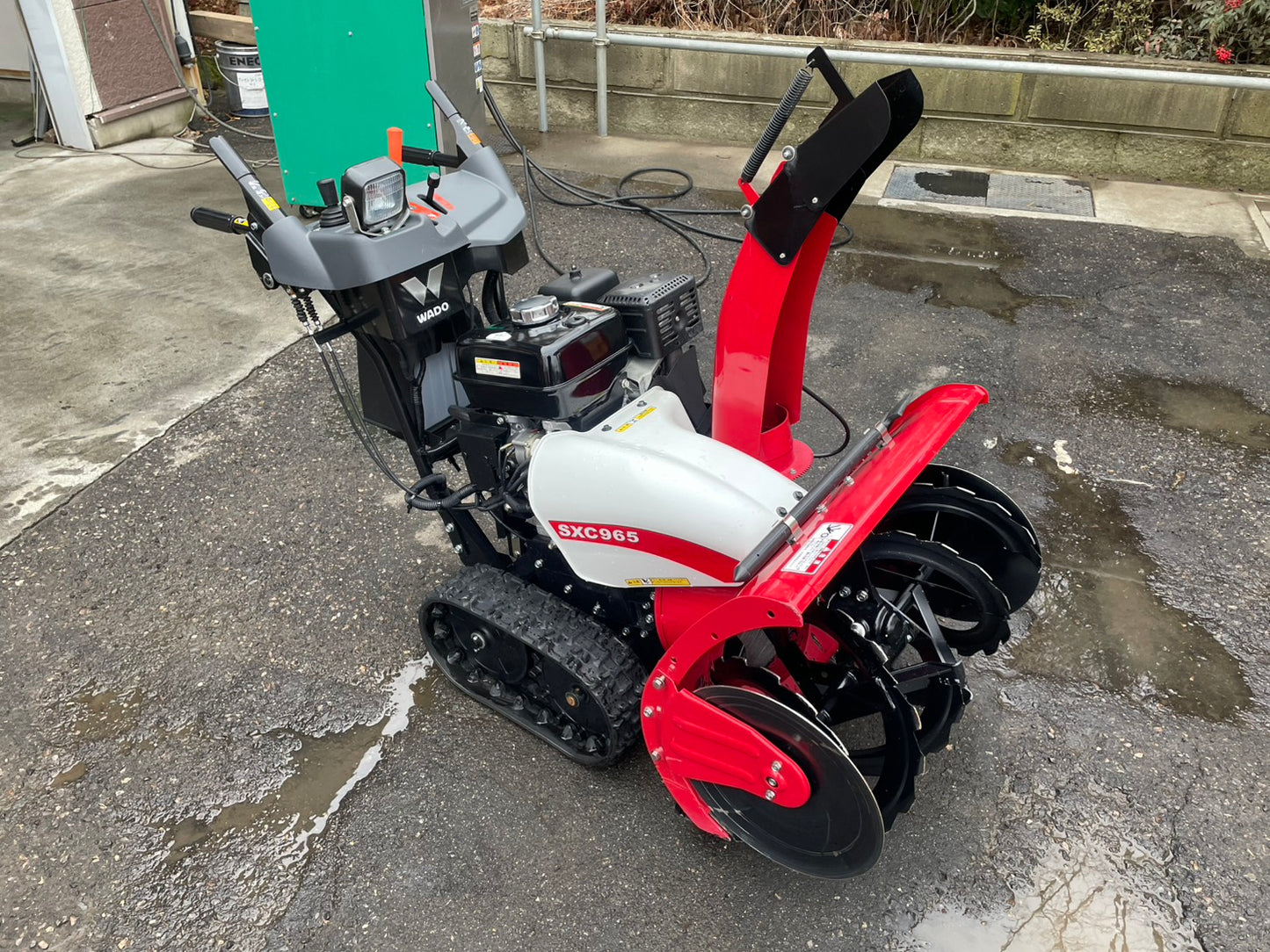 和同　中古　除雪機　SXC965