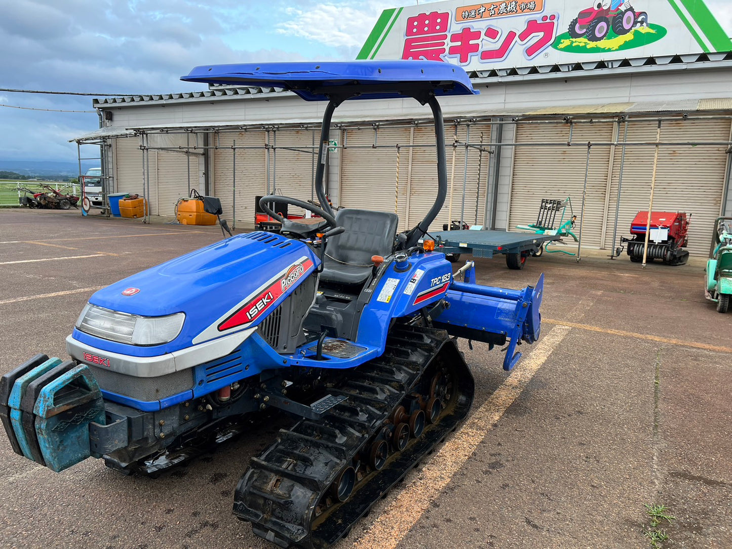 イセキ　中古　トラクター+ロータリ　【829.5ｈ】＊TPC183+ARP15