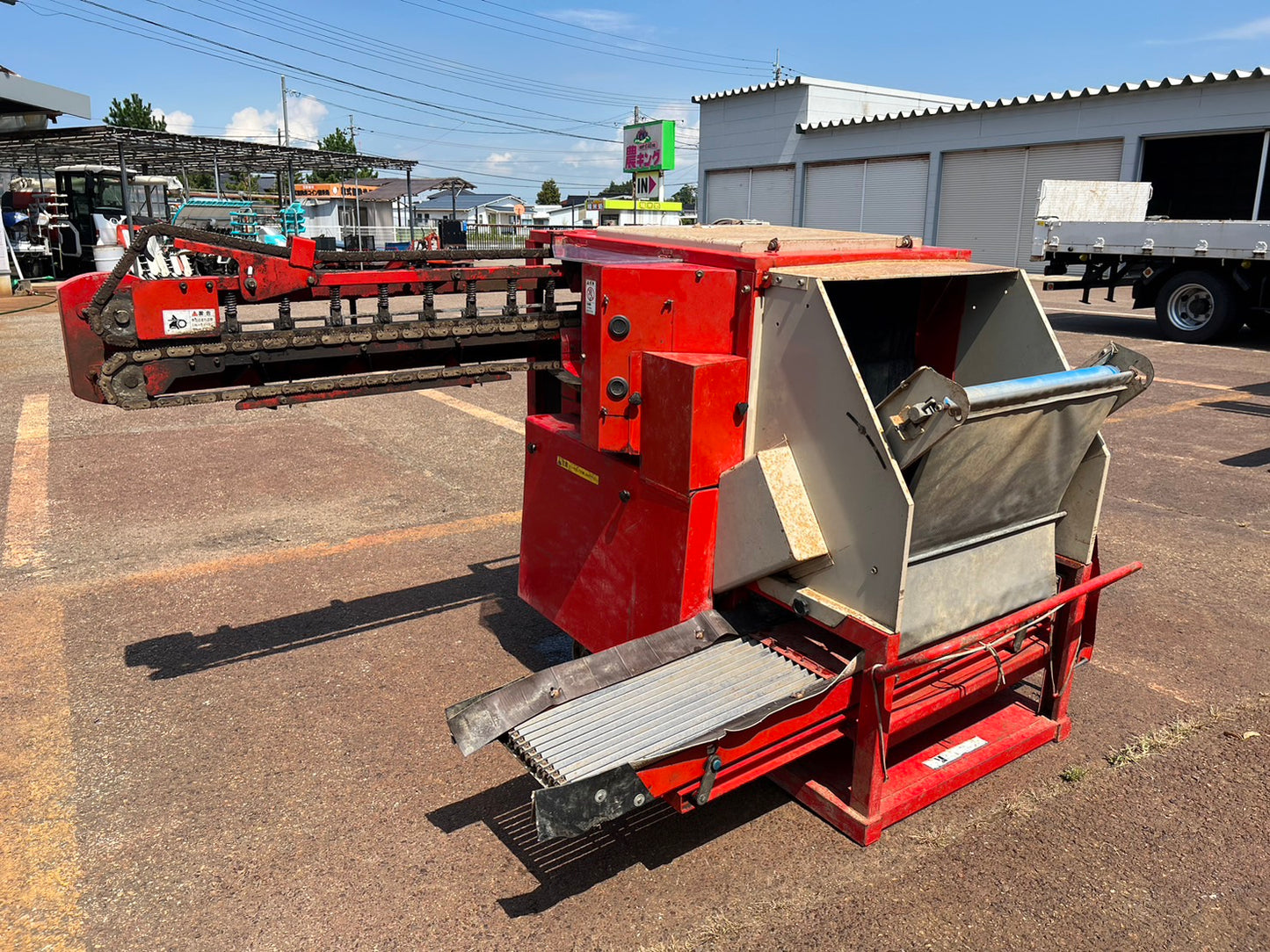 ミツワ　中古　全自動枝豆脱莢機　【部品取り用】＊KX-D1　T