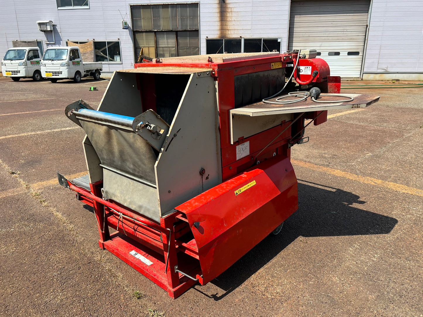 ミツワ　中古　全自動枝豆脱莢機　【部品取り用】＊KX-D1　T