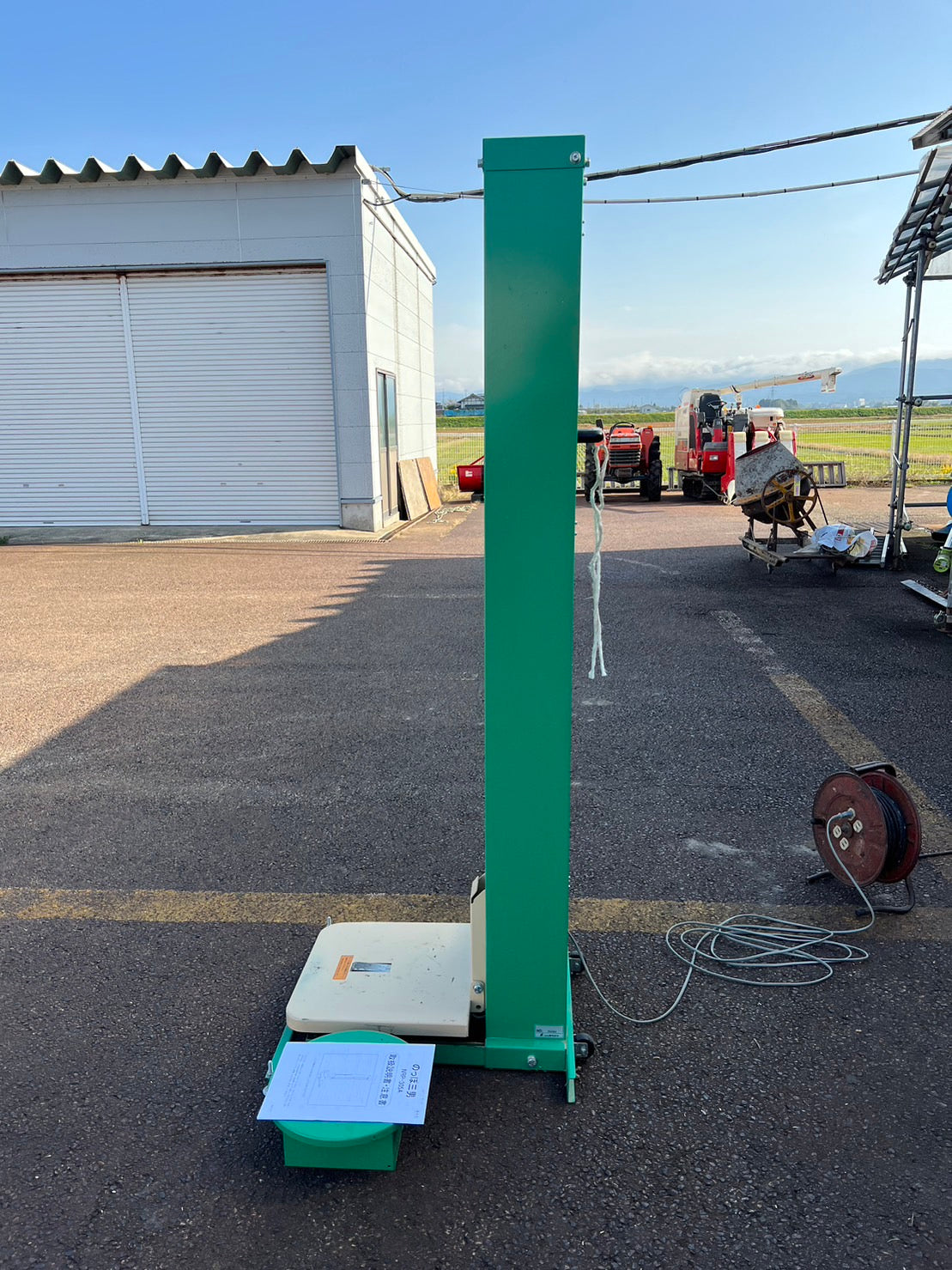 ホクエツ 中古 米袋昇降機【腰高・肩高で調整できます。】＊NRP