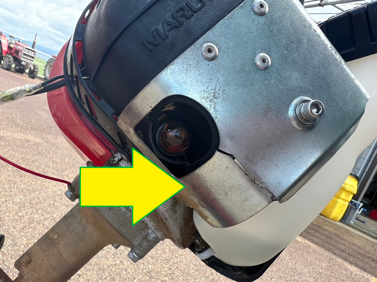 丸山製作所　中古　溝切機　【乗用】＊MKF-A435　『山形店　8250』