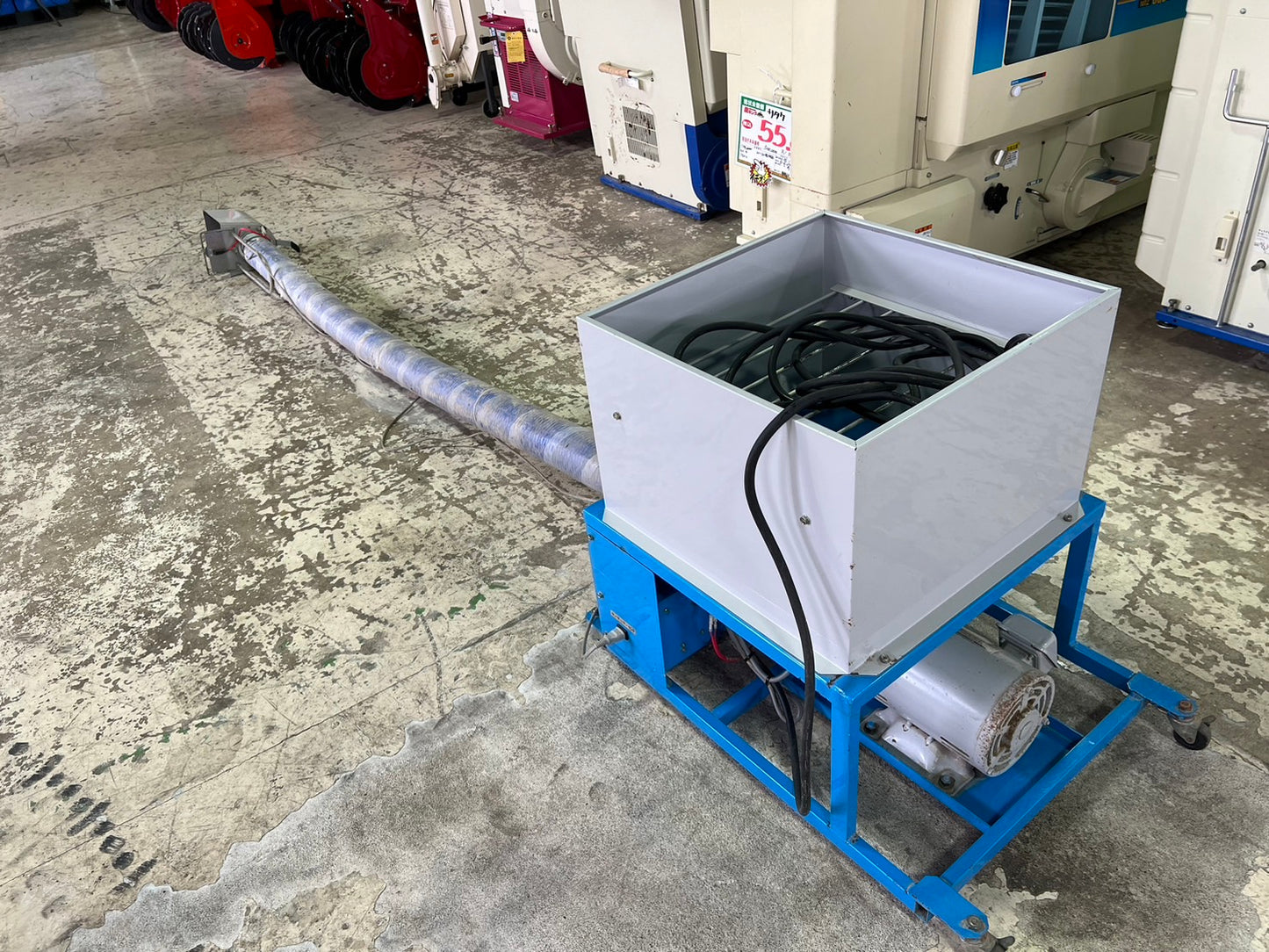 斎藤農機製作所　中古　穀物搬送機　【14ｔ/ｈ】＊BZ-B+DB-30Z　『山形店　8322』