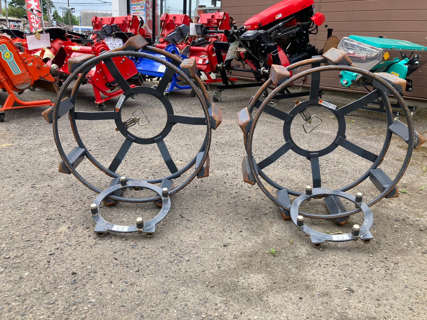 メーカー不明  中古  カゴ車輪  不明  8.3-22