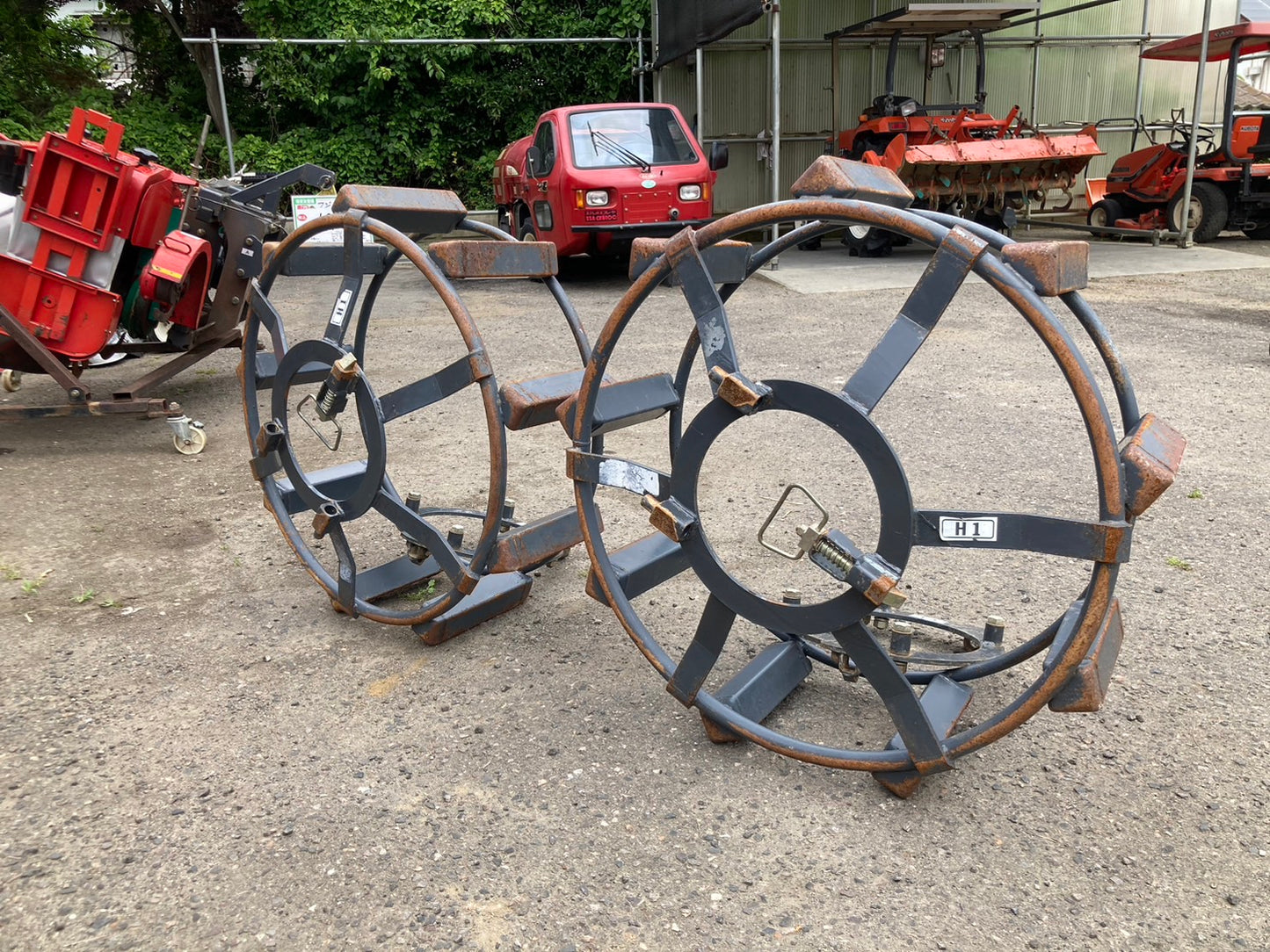メーカー不明  中古  カゴ車輪  不明  8.3-22