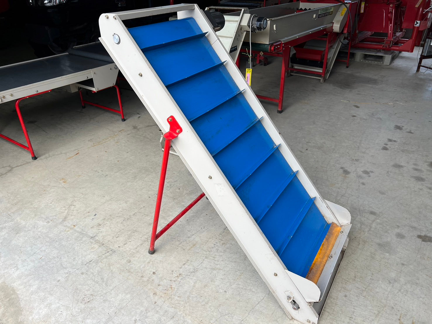 ミツワ 中古 えだまめリフトコンベア 【青】＊幅：45.5㎝ 『山形店