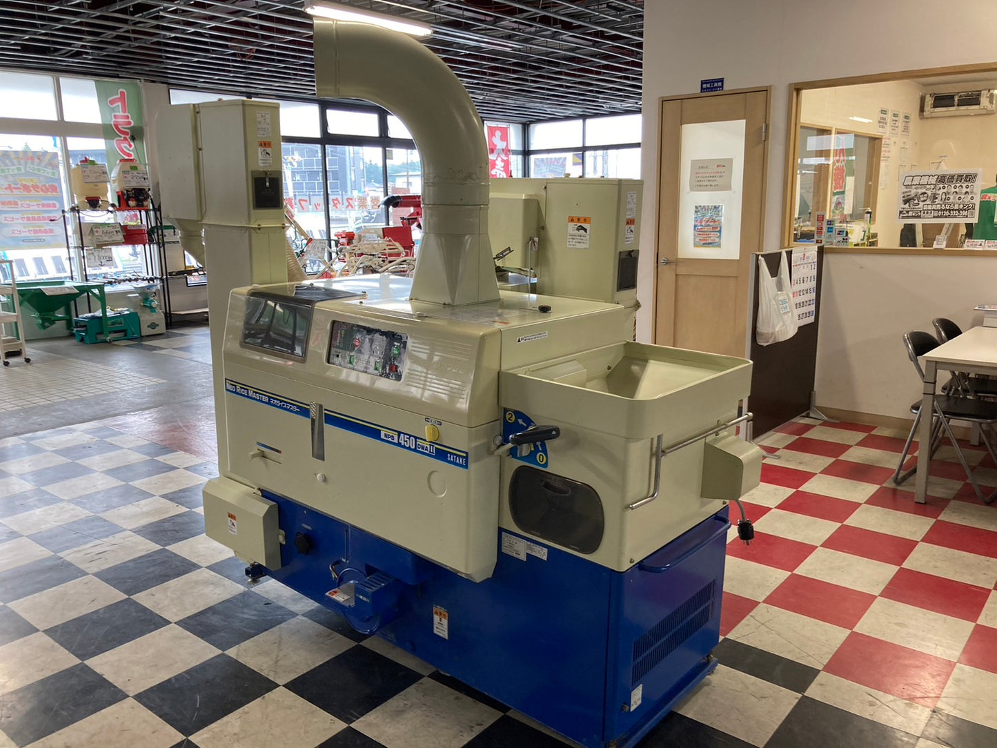 サタケ  中古  籾摺機  ４インチ   NPS450 DWAMⅡ