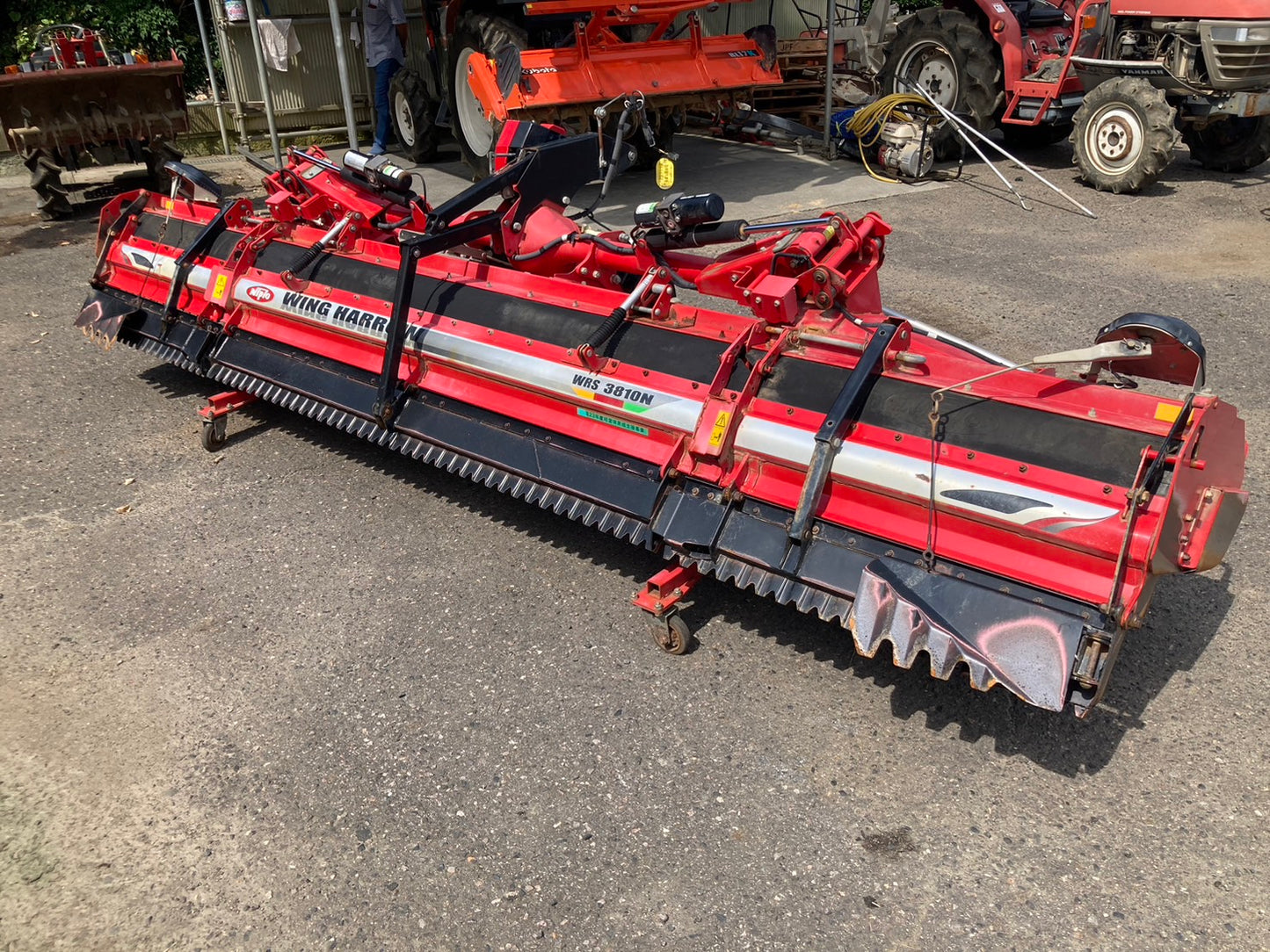 ニプロ  中古  ハロー  3.8ｍ  Sヒッチ  電動開閉  WRS3810N