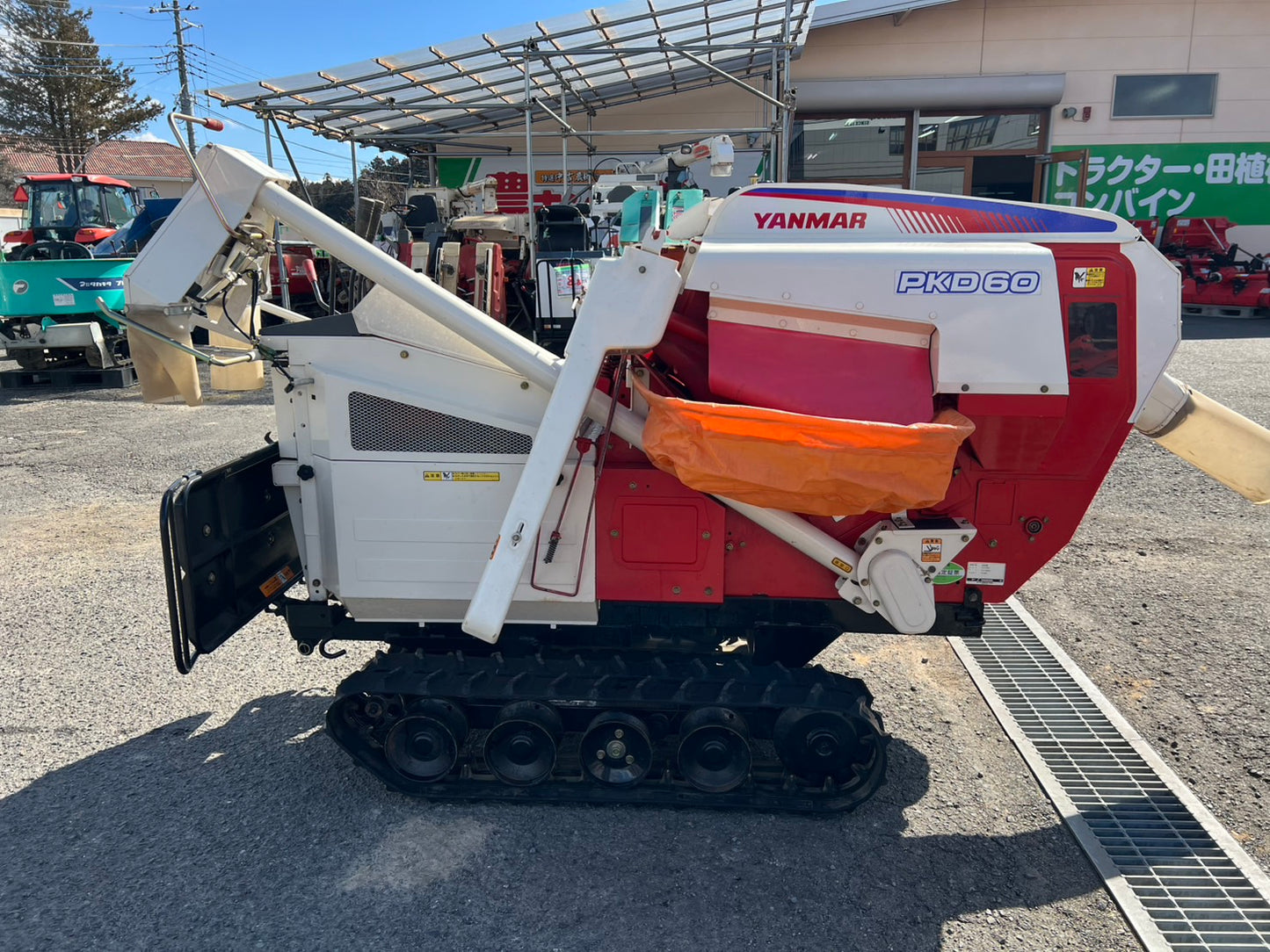 ヤンマー　中古　ハーベスター【ディゼルエンジン：６馬力】＊PKD60　『茨城店5381』