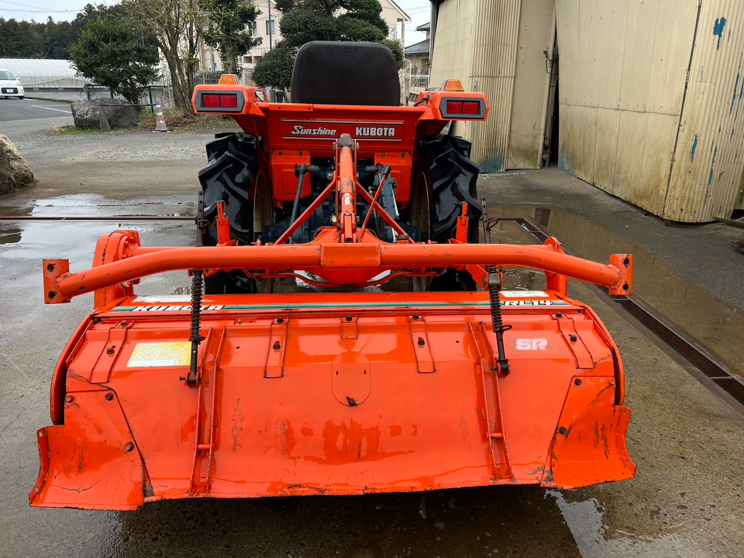 クボタ 中古 トラクター＋ロータリー【1,592時間】＊L1