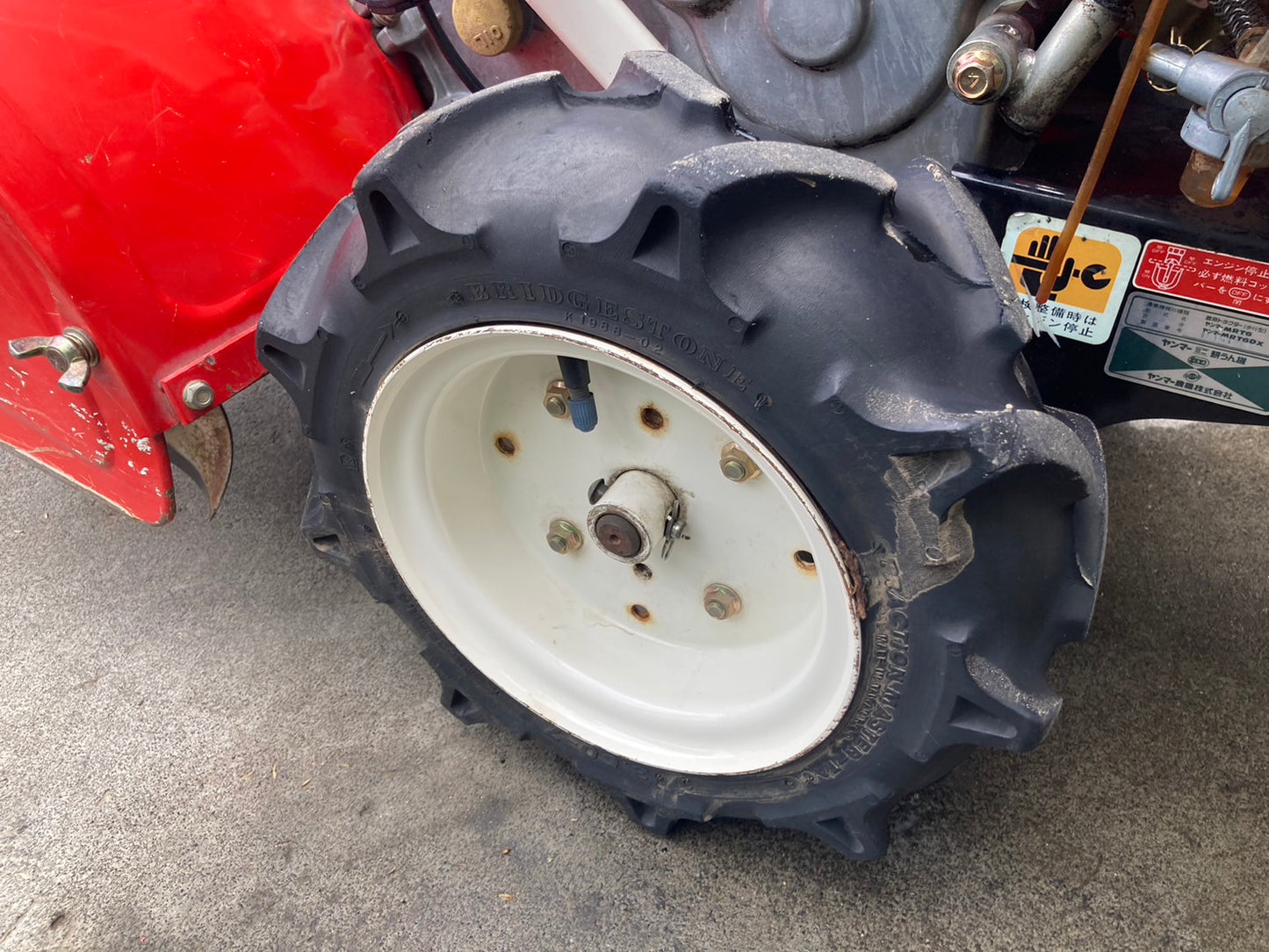 ヤンマー  中古  耕耘機  培土器付き  MRT6DX